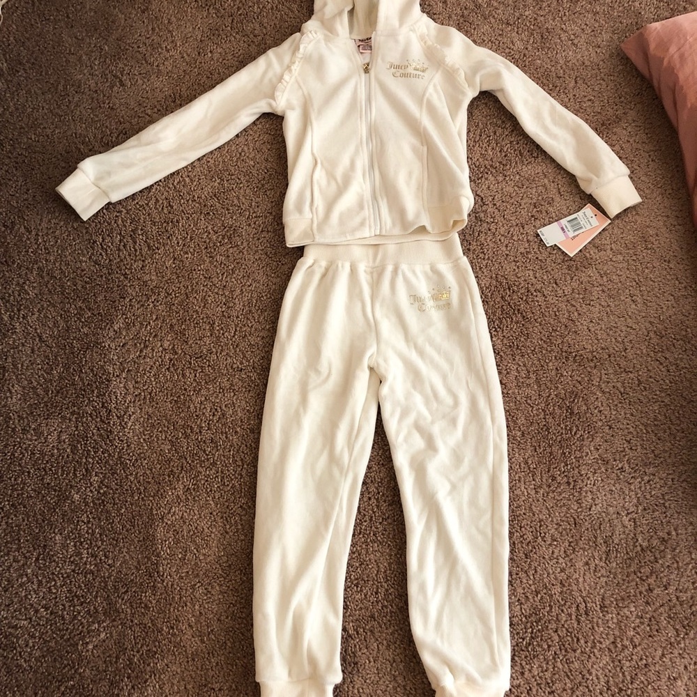 Little girls size 6 juicy Couture set